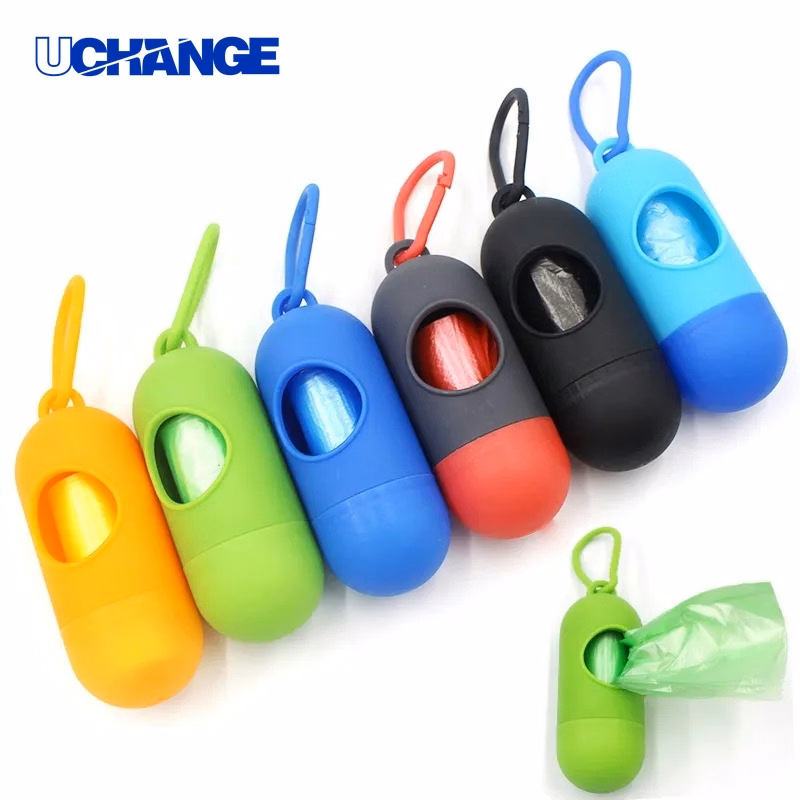 Capsule Pet Waste Bag Dispenser Portable Cleanup Accessory