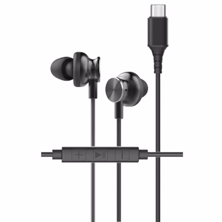 Earbuds with USB-C Connector - Black