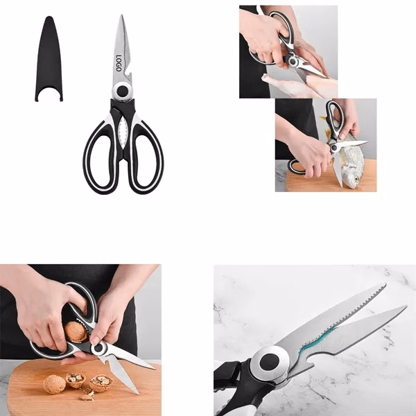 Custom Stainless Steel Multi-Purpose Household Scissors — Branded Office Gift