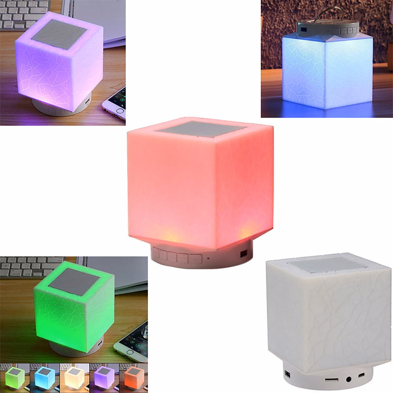 Wireless Bluetooth Speaker With Small Night Light