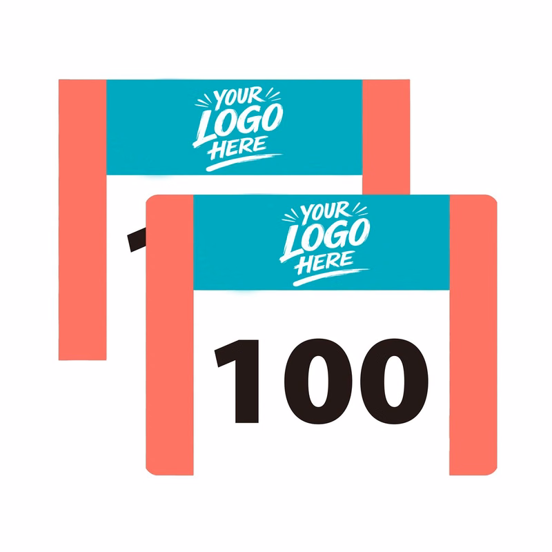 Custom Tyvek Race Bib Waterproof Event Number