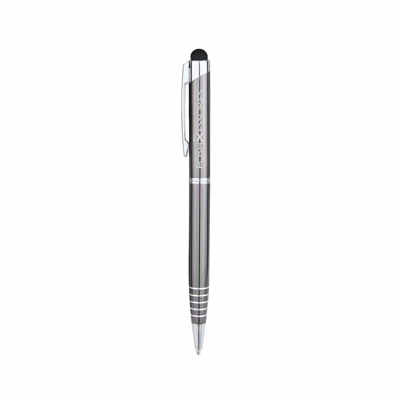 Oceanside Ballpoint Twist Stylus Pen (Gunmetal Gray)