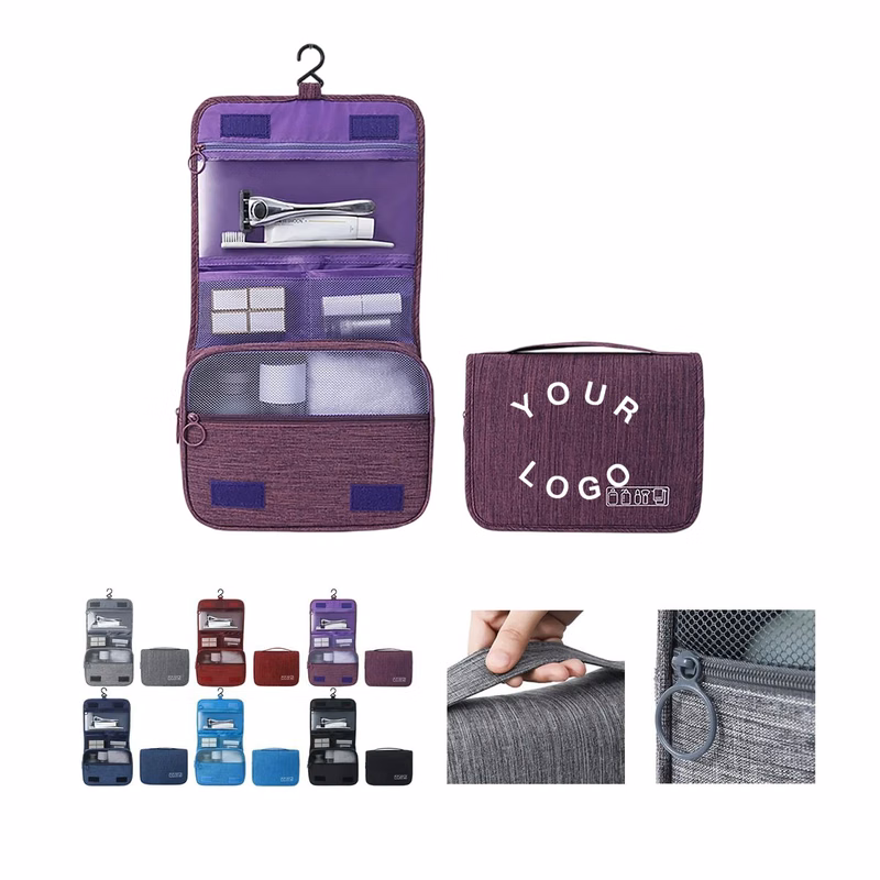 Polyester Travel Makeup Storage Bag