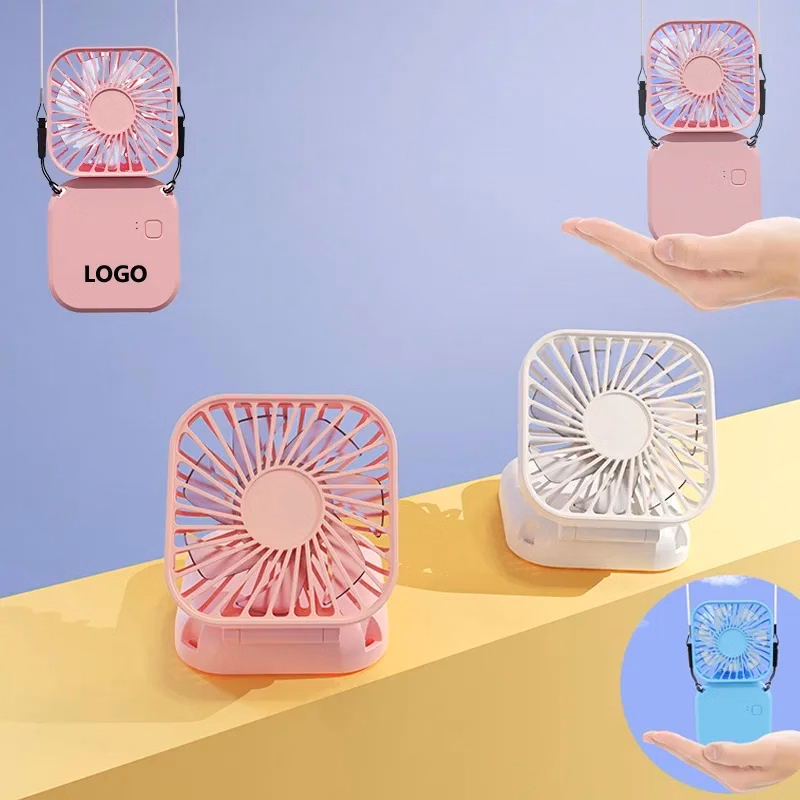 Handheld Personal Foldable Fan with Lanyard