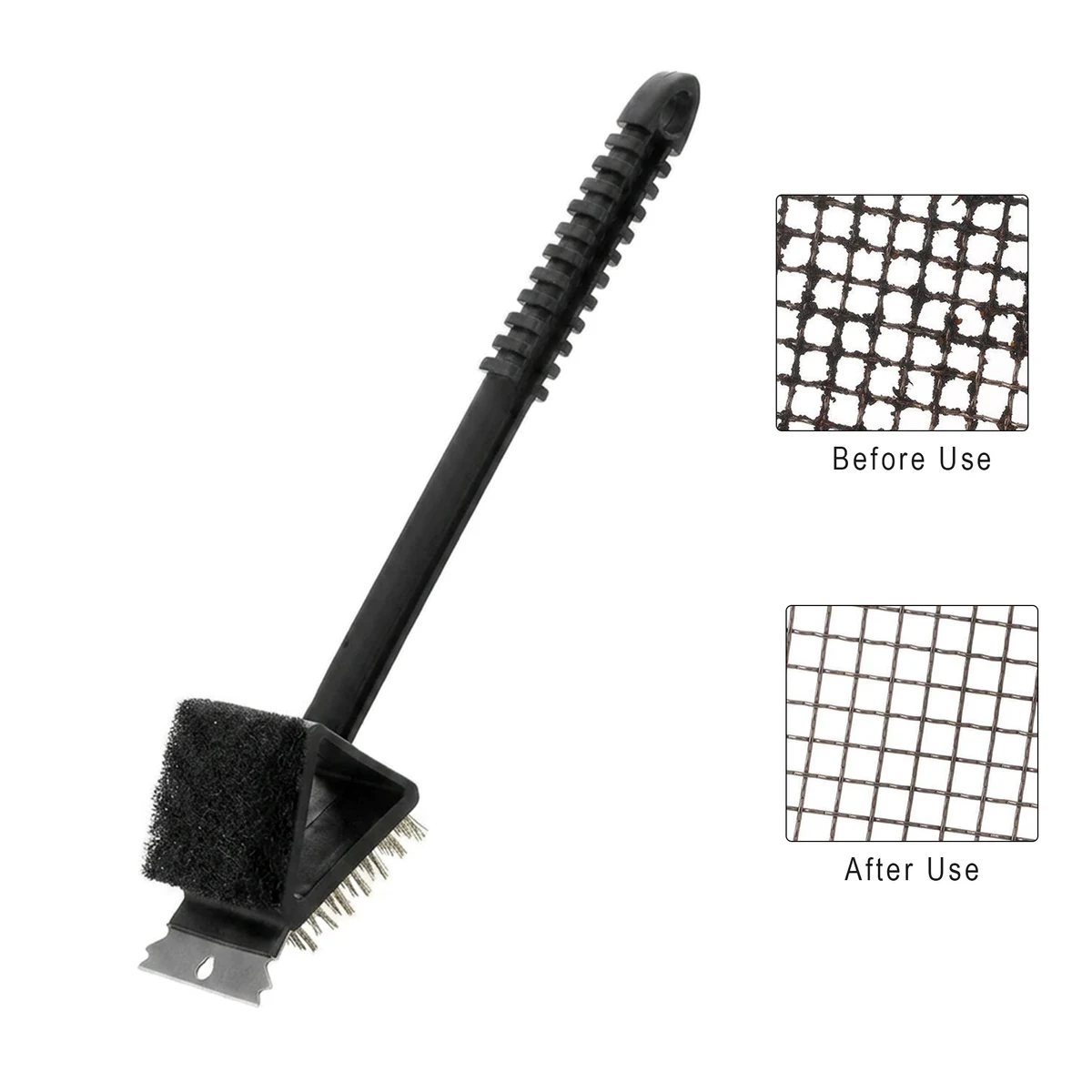 Multi-functional BBQ Grill Cleaning Brush 1