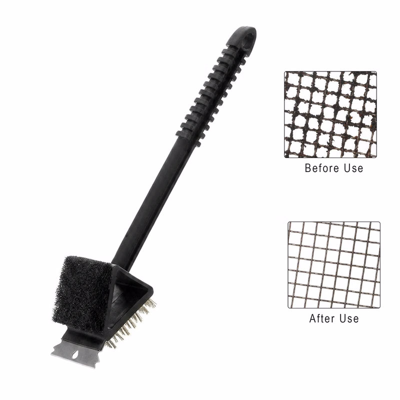 Multi-functional BBQ Grill Cleaning Brush