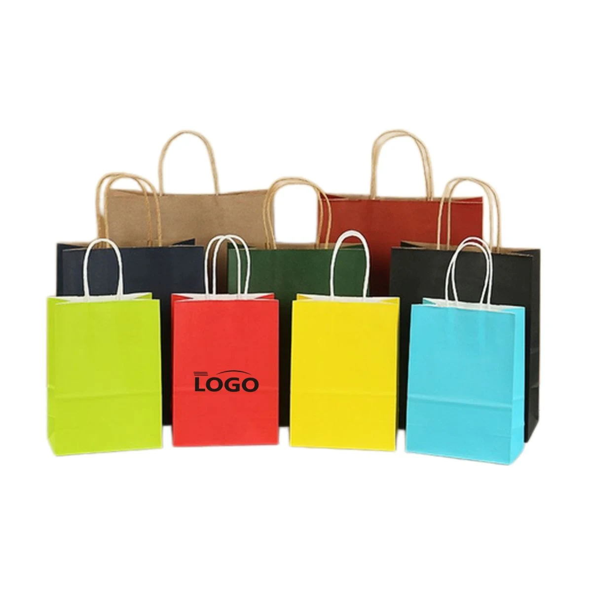 Kraft Paper Handle Takeaway Bag 1