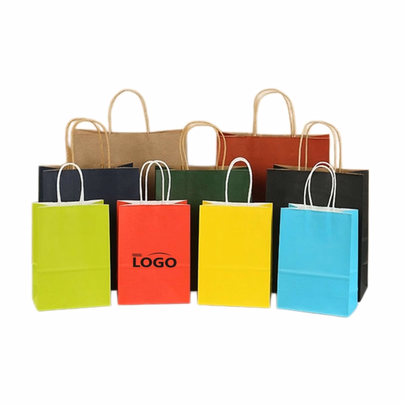 Kraft Paper Handle Takeaway Bag
