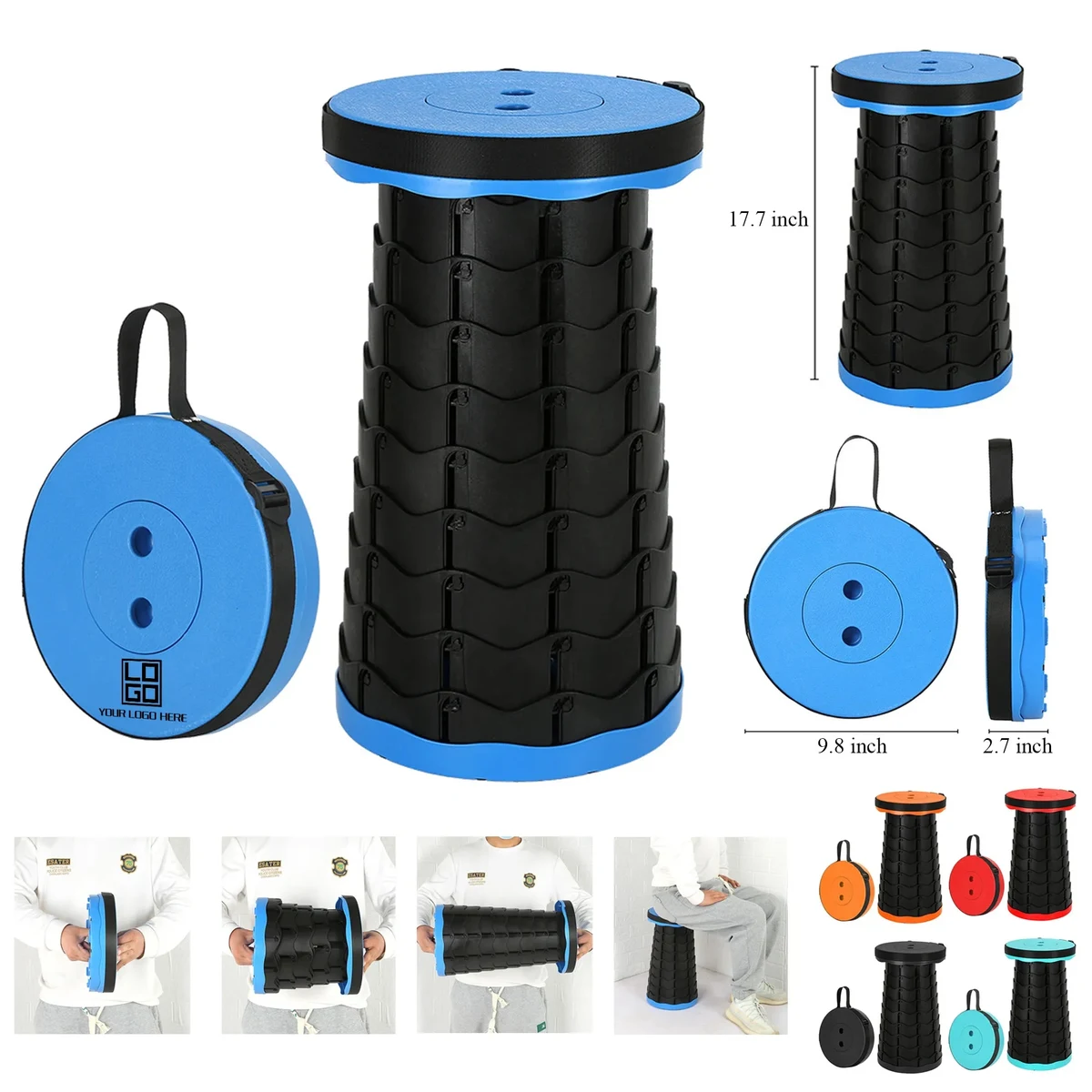 Retractable Outdoor Folding Stool 1