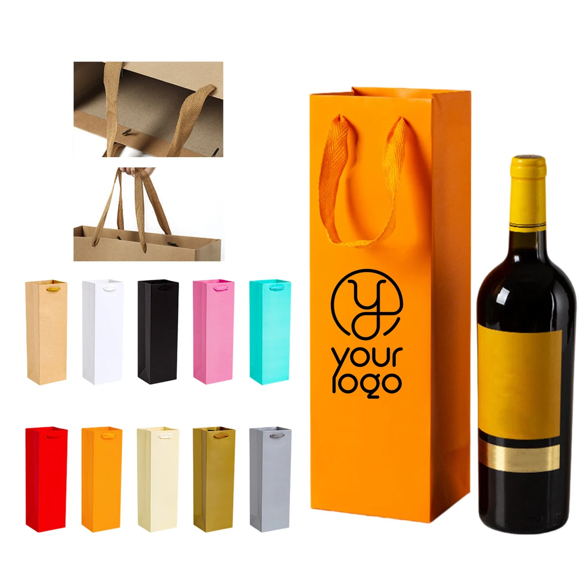 MOQ50 Wine Portable Gift Bag 1