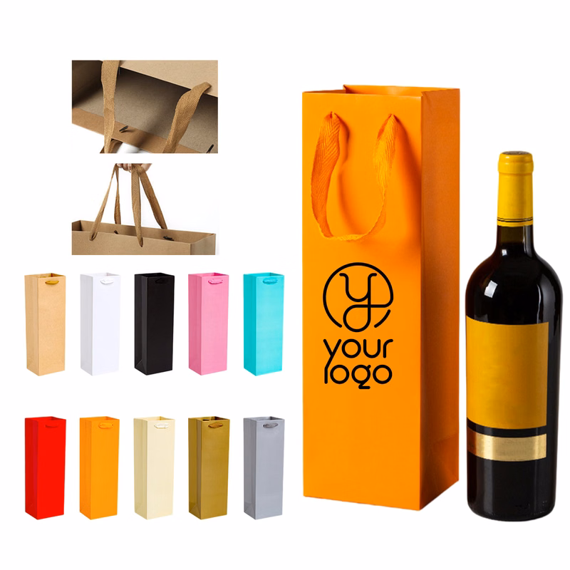 MOQ50 Wine Portable Gift Bag