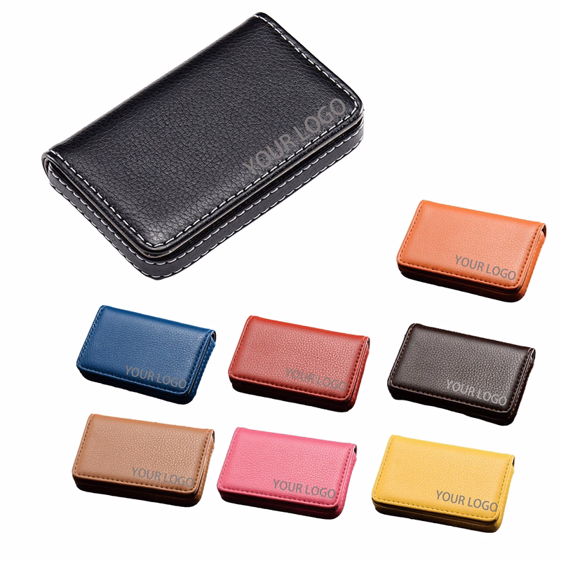 Business Card Holder with PU Leather