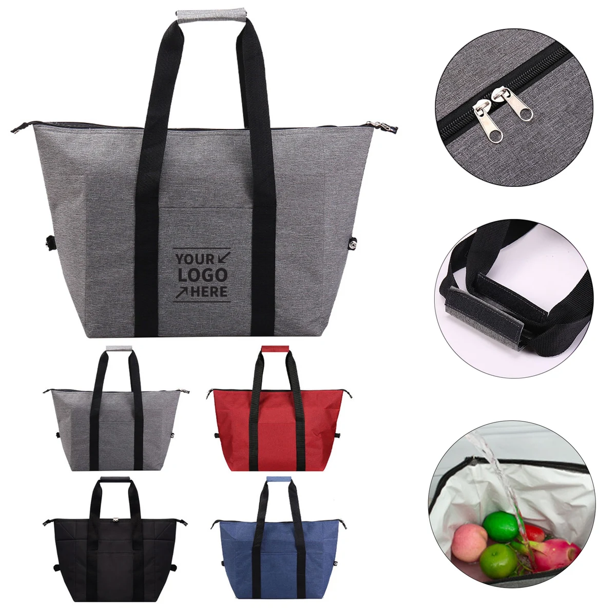 Insulated Collapsible Tote Cooler Bag 1