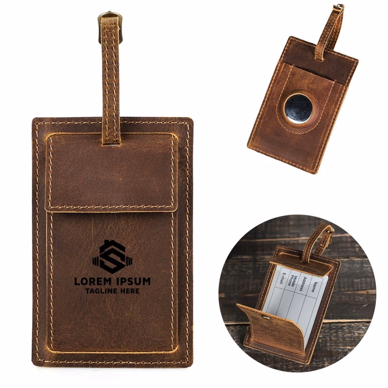 Classic Genuine Leather Luggage Tag