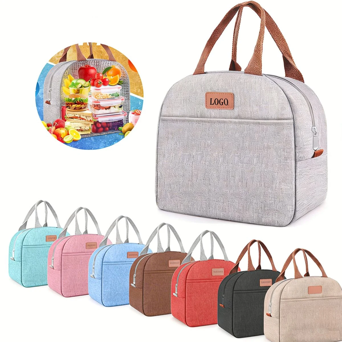 Leakproof Reusable Cooler Tote – Insulated Lunch Bag for Working Adults 1