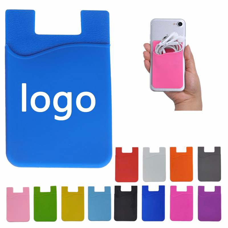 Gel Adherent Phone Card Sleeve