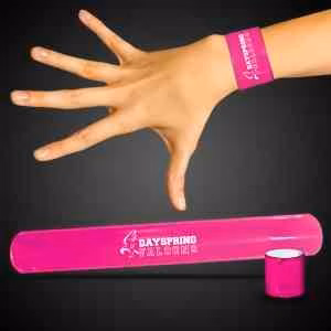 Pink 8 3/4" Slap Bracelet