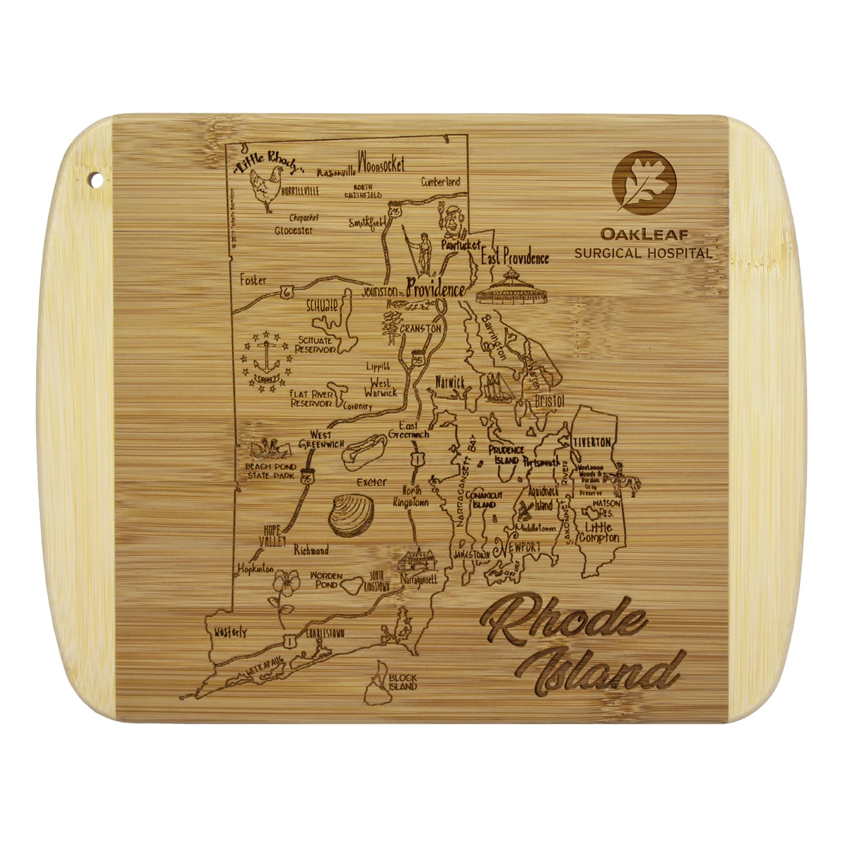 A Slice of Life Rhode Island Serving & Cutting Board 1