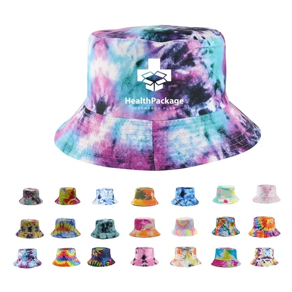 Customized Tie Dye Bucket Hat 1