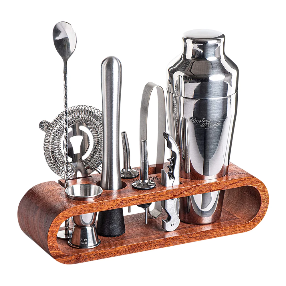 10-Piece Cocktail Bar Set (Stainless Steel) 1