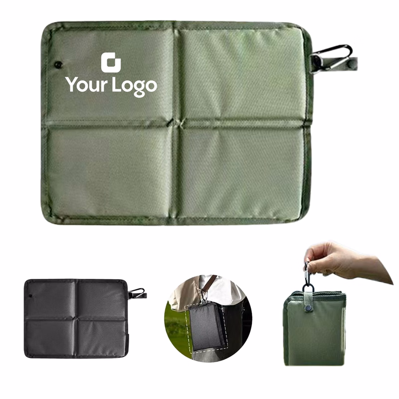 Folding Waterproof Oxford Seat Pad with Carabiner
