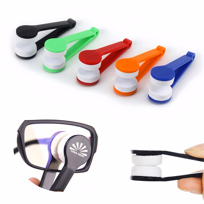 Compact Soft Brush for Eyeglass Lens Cleaning