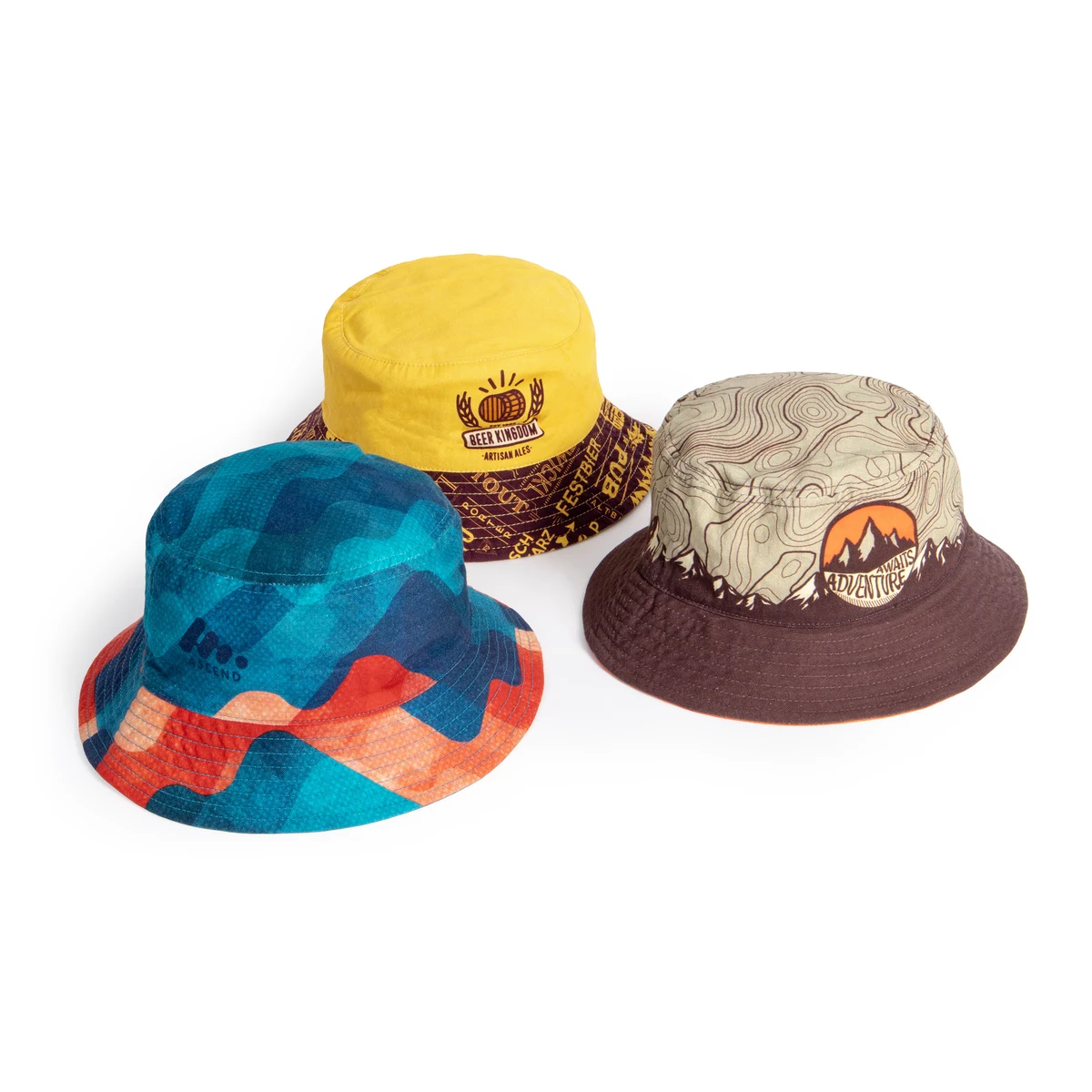 Reversible Cotton Bucket Hats 1