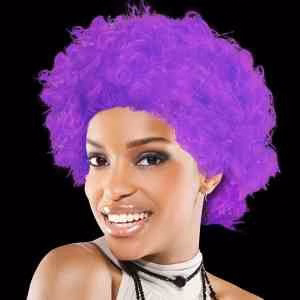 Purple Spirit Cheering Costume Wig