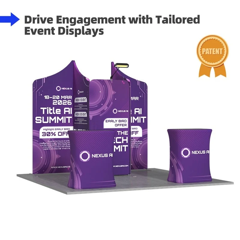 10x10ft Trade Show Booth Kit - B9 1