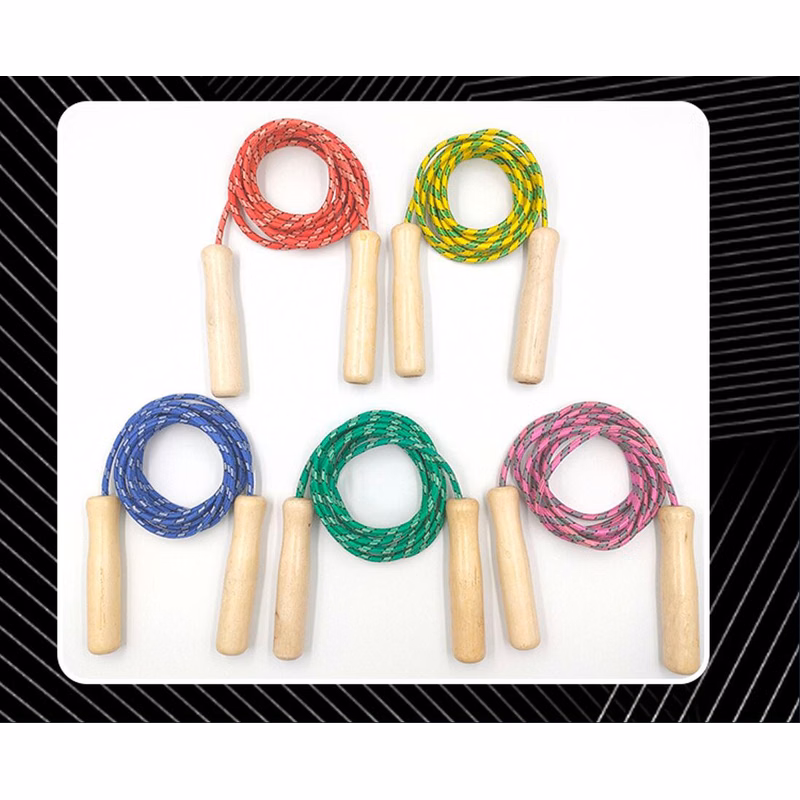 Adjustable Wooden Handle Jump Rope