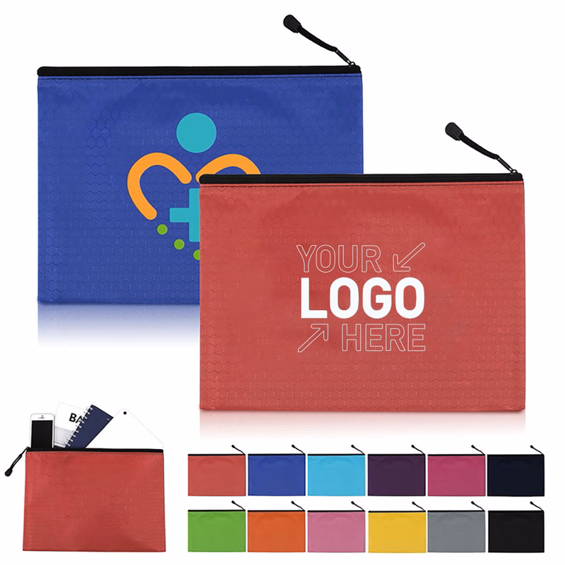 Waterproof Zipper File Bag Pencil Pouch
