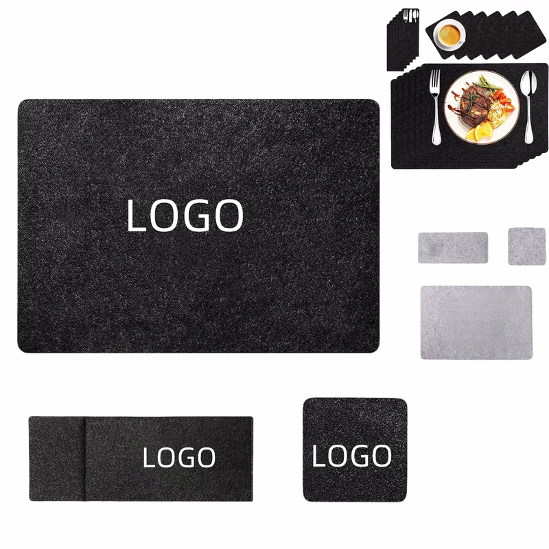 Heat Insulation Felt Pads Placemats Coasters Utensil Pockets