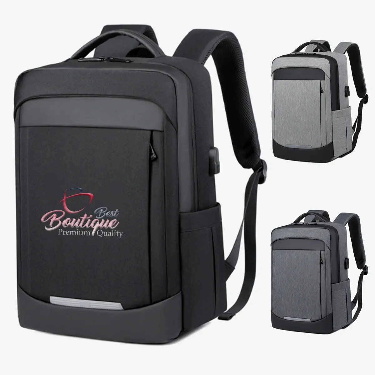 Custom Gift Travel Business Work Bag With USB Charging Port 1