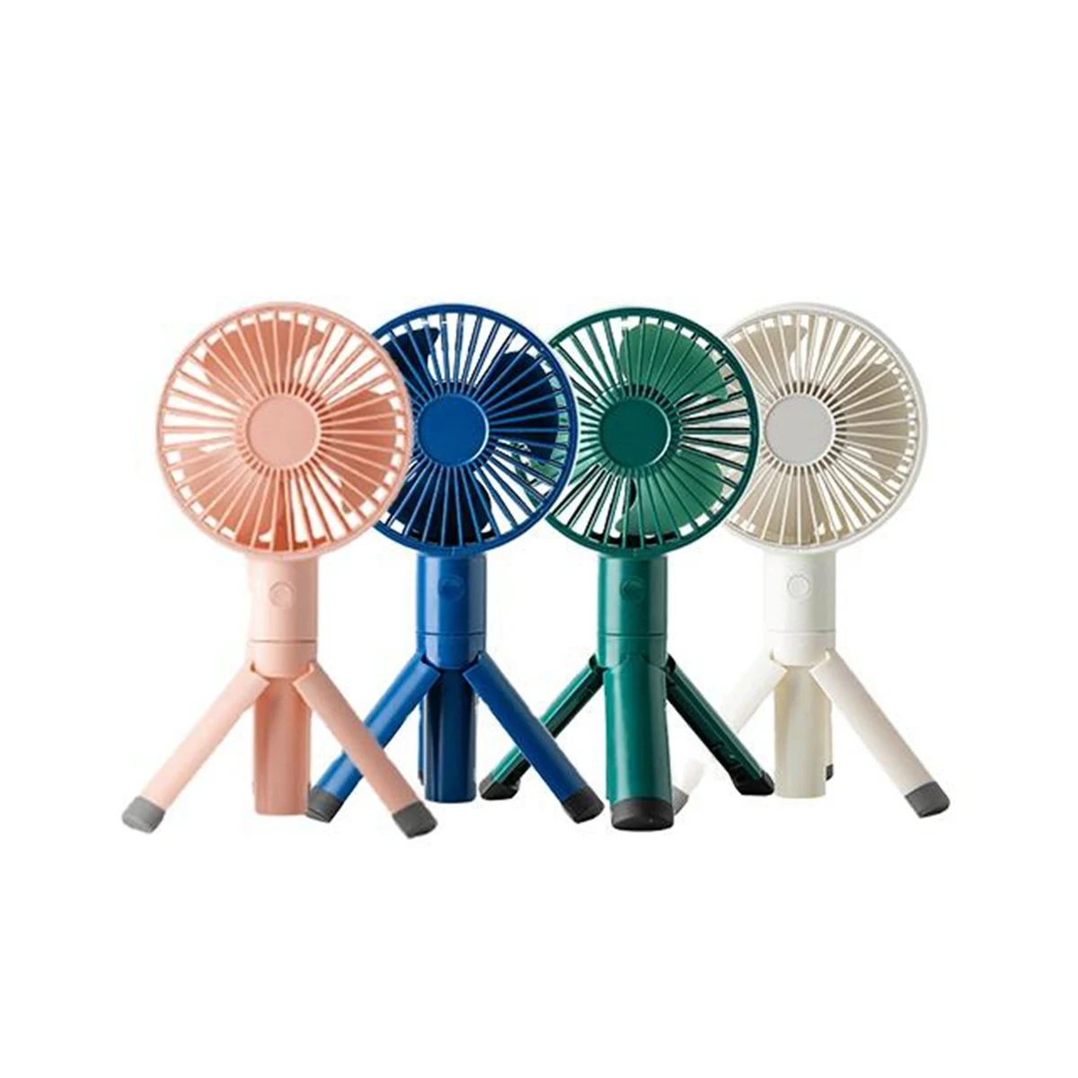 1200 mAh Folding Tripod Shape Handheld Fan 1