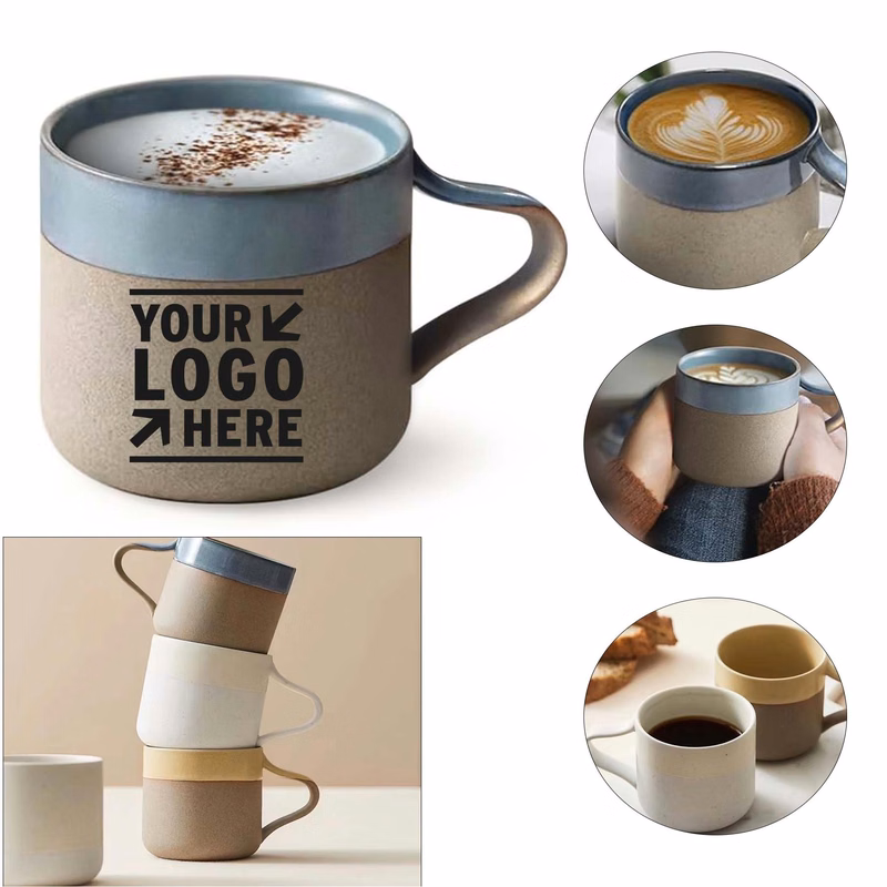9OZ Ceramic Coffee Mug Japanese Style Kitchen Medium Shop Coffee Cup