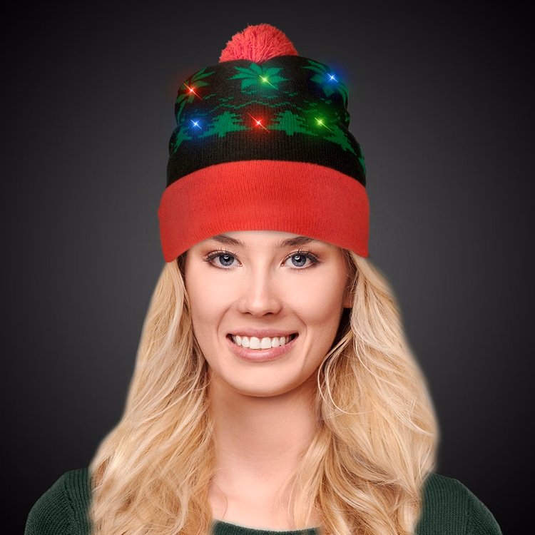 Holiday LED Knit Hat