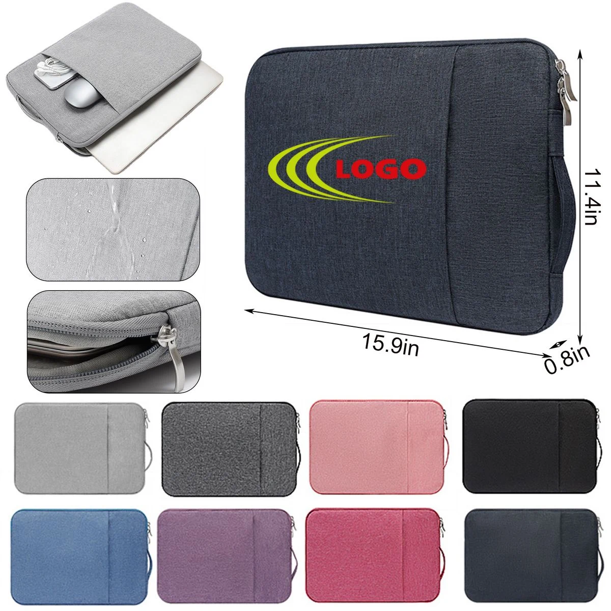 MOQ10 15.6 Inch Laptop Case Sleeve 1