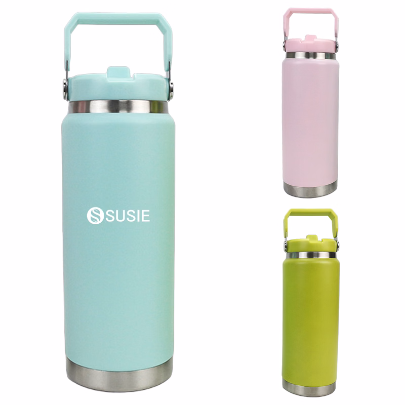 27Oz Double Wall Insulated Stainless Steel Tumbler W/ Lid