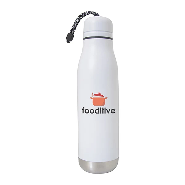 Burble 500 Ml. (17 Fl. Oz.) Stainless Steel Bottle, custom water bottle with logo imprint 1