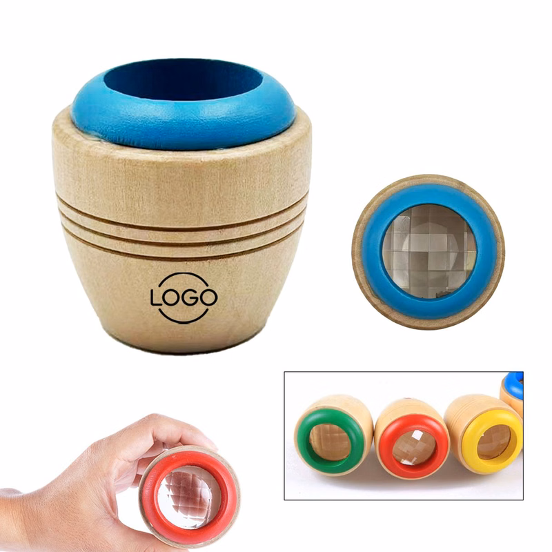 Portable Wooden Kaleidoscope Toy