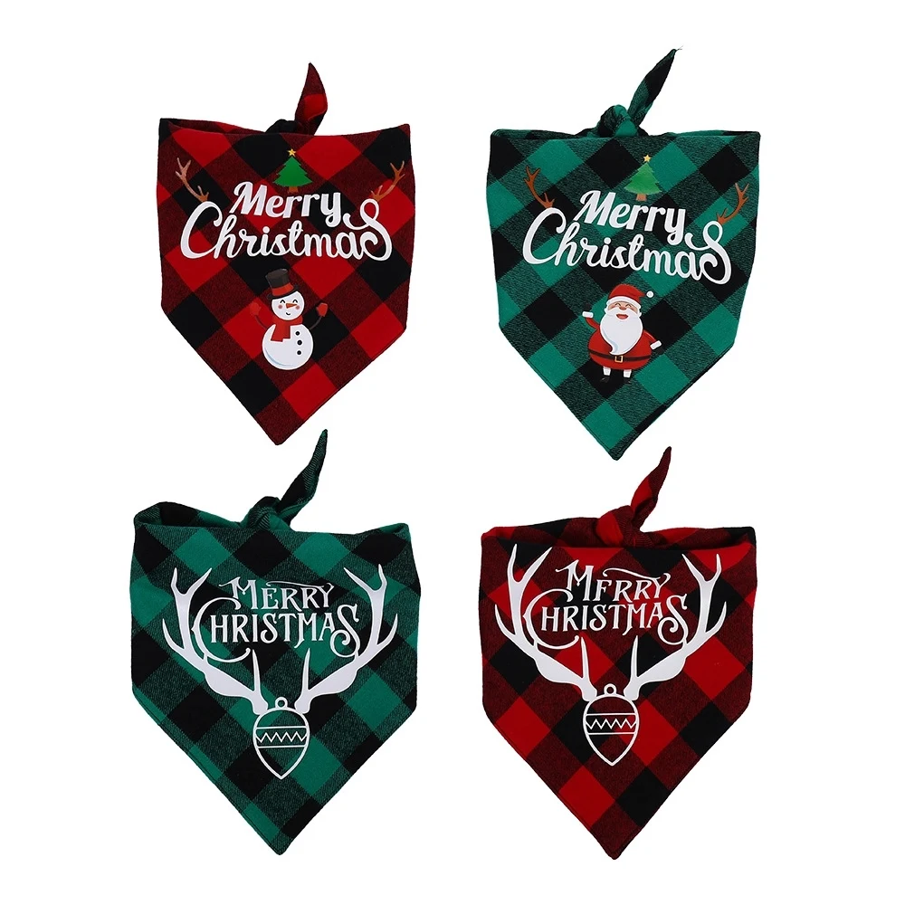 Christmas dog scarf 1