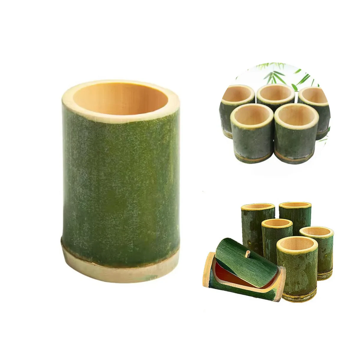 10oz Bamboo tube cup 1