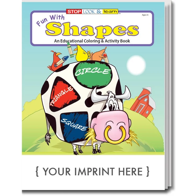 COLORING BOOK - Fun With Shapes Coloring & Activity Book 1