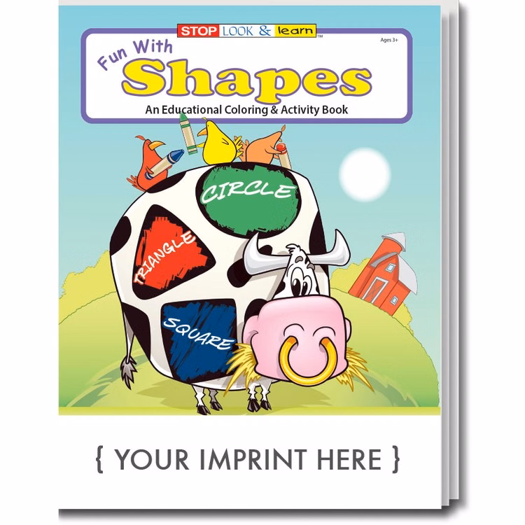 COLORING BOOK - Fun With Shapes Coloring & Activity Book