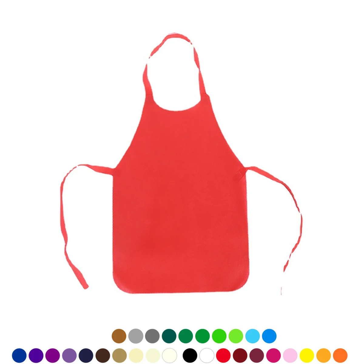 26.8"L X 16.5"W Disposable Non Woven Apron 1