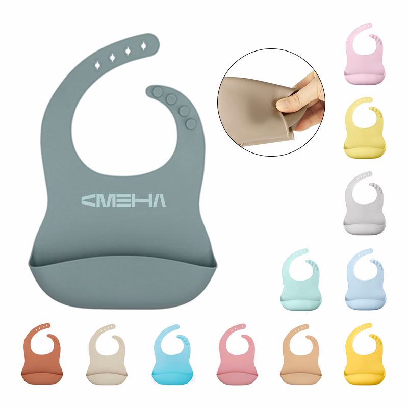Cute Silicone Bibs for Babies
