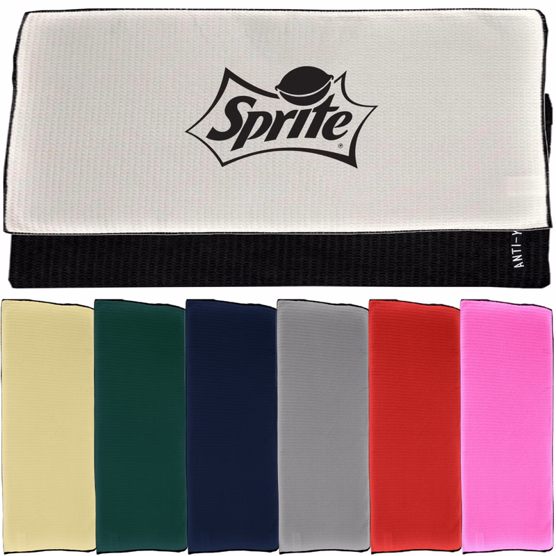 17" x 40" Polyester Waffle Weave Golf Towel