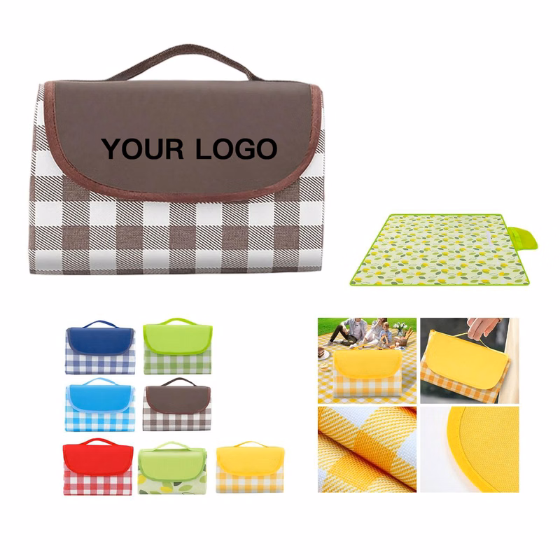 Non-Woven Picnic Mat with Full-Color Branding for Outdoors