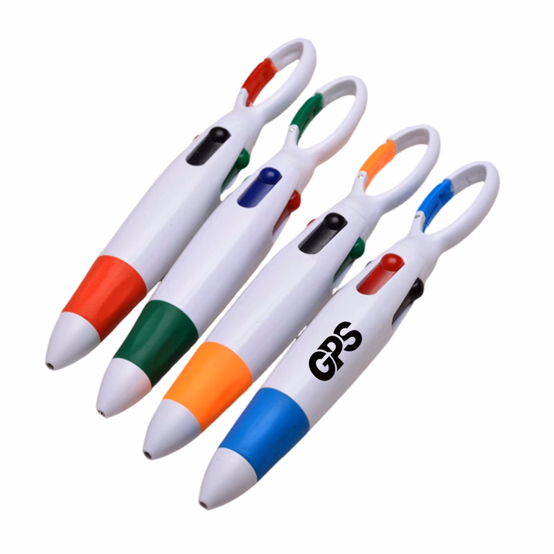 Color Combo ballpoint Pen w/ Carabiner