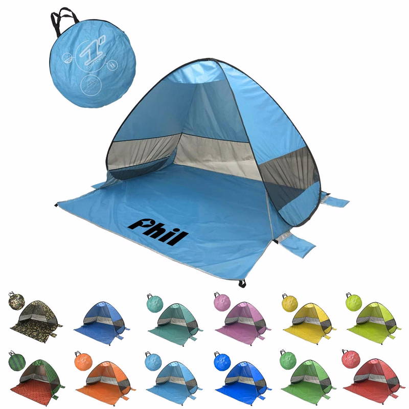 2-Second Pop-Up Beach Tent for Instant Sun Shelter
